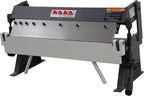 KAKA INDUSTRIAL Box and Pan Brake, 24-Inch Metal Brake Bender, 20-Gauge Mild Steel Capacity,0-135 Degree Adjustable Heavy-Duty Aluminum Brake W-2420A
