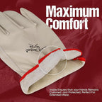 12 Pairs Leather Work Gloves, Durable Hand Protection for All Environments, Perfect for Industrial & Residential Use