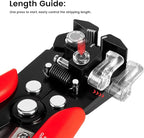 KAIWEETS Self Adjusting Wire Stripper - 3 in 1 Heavy Duty Automatic Wire Stripping Tool | 10-24 AWG Wire Cutter for Electrical Cable Cutting, Crimping Tool