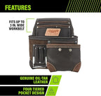 AWP Tool Pouch, Electrician Tool Pouch, Premium, Professional Multi-Pocket Organizer