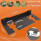 ULIBERMAGNET Garage Weedeater Rack,Wall Mount 2 Slot Utility Storage Rack for Garden Tool,Grass Trimmer,Hedge Weedeater,Chainsaw,Heavy Duty Steel Weeder Eater Trimmer Holder for Shed,Garage,Workshop