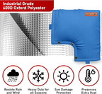 Redford Supply Co. Cold Snap (0F) Backflow Preventer Cover, Pipe Insulation, Sprinkler Valve Cover, Blue