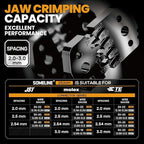 SOMELINE Crimp Tool Connector Kit, JST-XH 2.5mm/Du Pont 2.54mm Connector Set, 21 Types of Connectors, 30-20 AWG Ratcheting Crimper for JST Series,KF2510,Molex,AMP EI Series