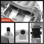 A-Premium Disc Brake Caliper Assembly with Bracket Compatible with Select Chevy, Pontiac and Saturn Models - Equinox 2005-2006, Torrent 2006, Vue 2004-2007 - Front Driver and Passenger Side, 2-PC Set