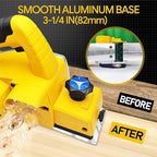 Cordless Handheld Planer Compatible with Dewalt 20V Max Battery(No Battery) Electric Power Planer, Brushless 15000RPM Portable 3-1/4 Inch Power Wood Planer for Woodworking,Carpenter Home DIY