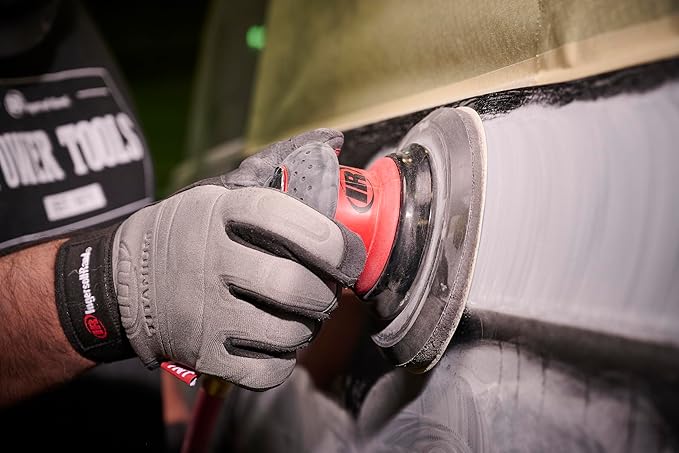 Ingersoll Rand 5152-6-HL - 6" Random Orbital Air Sander, 3/32 Orbit, Hook & Loop, 12,000 RPM, 0.3HP