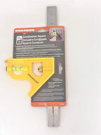Swanson Tool Co TC131 12 inch Combo Square with Stainless Steel Rule, Inches/Metric Marks, Brass Bolt and Composite Body