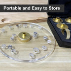 13 Pcs Precision Brass Router Template Bushing Guides Sets, Router Guide Bushing with Carrying Case
