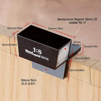 Dovetail Saw Guide Set – 1:6 & 1:8 Magnetic CNC Layout Tool for Precise Hand-Cut Woodworking Joints – Joinery Angle Marker for Soft & Hard Wood Applications