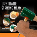 Precision Wood Carving Mallet 15oz for Woodworking, Comfortable Wooden Handle Reduces Hand Fatigue, Non-Marring Urethane Head Protects Tools, Chisel Hammer from Schaaf Tools