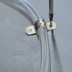 Select 30-Pack Lighting 2 Hole 1 1/4 Inch Rigid Pipe Straps for EMT, Heavy-Duty Zinc-Plated Steel Clips with Reinforced Rib, Conduit Strap for Pipes, Cables, and Tubes, Snap-On Installation