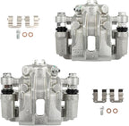 cciyu Rear Left & Right Brake Calipers Assembly w/Bracket 19B3477 19B3476 For Hyundai For Accent,For Kia For Forte/For Forte Koup/For Forte5/For Rio/For Rio5