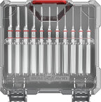 Real Avid 11-Piece Pin Punch Set - Portable All-in-One Punch Set with Storage Case - Choose Between Roll Pin, Standard or Brass and Steel Set