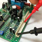 Test Hooks Clips, Multimeter Test Lead Kit Mini Test Hook Clip for 2mm Plug Test Probe Electronic Testing IC Grabber