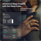 ULTRAHUMAN Ring AIR-Smart Ring Health Tracker, Size First Sizing Kit,Sleep Tracker,Smart Ring for Men/Women,Fitness Tracker (Made in India, Bionic Gold, 7)