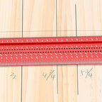 Woodworking Scriber T-Square Ruler 24in with Thoughtful Support Lips, Architect Ruler for Carpenter Work, Layout and Measuring Tools
