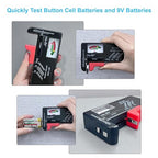 Dlyfull Battery Tester, Small Battery Testers Universal Battery Checker for AAA AA C D 9V 1.5V Button Cell Household Batteries