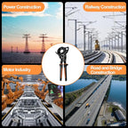 Nasop Compact Heavy Duty Ratcheting Cable Cutter for 300MCM copper 600MCM aluminum (240mm2)