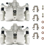 Torchbeam 2PCS Rear Driver and Passenger Side Brake Caliper for Chevrolet Pontiac Buick Oldsmobile for 2000-2010 Impala, 2000-2007 Monte Carlo, Grand Prix, Regal, Century, Intrigue, #18B4644+18B4645