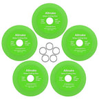 Glass Cutting Disc, Allmake 5pcs Rock Slab Grinding Disc 4 Inch for Angle Grinder, Diamond Glass Cutter Saw Blades for Grinding Cutting Bottle Crystal Ceramic Tile, Discos para Cortar Ceramica