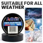 ADHES 7mil PVC Electrical Tape, 19mm x 20m, 5 Rolls, Heavy Duty Insulation Tape for Wiring, Electrical Repairs, and DIY Projects