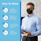 Lyka KN95 Face Masks 50 Pack – 5-Ply Disposable Masks for Dust, Work, Sanding, Painting, Allergies, Lawn & Cleaning