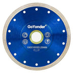 GoYonder Super Thin 7" Grinder Blades Tile Blade, Diamond Saw Blade for Cutting Porcelain Tiles Granite, 180mm Tile Cutting Blade for Angle Grinder
