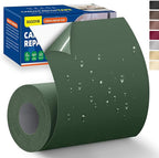 Self-Adhesive Canvas Repair Tape, 4" x 79" Waterproof Canvas Repair Patch, Fabric Patch Repairs Kit for Furniture, Tents, Sunbrellas, Boat Covers Awnings, Couches, Clothes, Bags Army Green