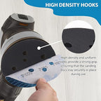 5 Inch Sander Replacement Pad 2 Pack, Competiable with Porter Cable 333 334 Random Orbit Sander, 5 Holes Hook and Loop Sanding Pad