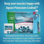 Jigsaw Health Potassium Cocktail | Formerly Pickleball Cocktail | Blue Raspberry Flavor | 60 Servings (Packets)