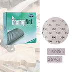 Mesh Sanding Disc 9 Inch 150 Grit 25PCS, Sand Screen 9in Sandpaper Net Dust Free Hook and Loops Discs | Compatible with Radius 360 Drywall Sander | Ideal for Drywall, Floor, Putty Use