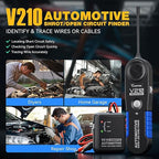 VDIAGTOOL V210 Wire Tracer Automotive Electrical Open & Short Finder Circuit Tester Wire Breaker Finder Fault Probe Cable Tracker Electrical DC 6-42V