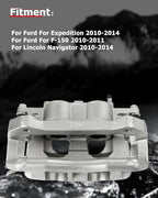 cciyu Front Left & Right Brake Calipers w/Bracket 18B5237 18B5236 2010-2021 For Ford For Expedition,2010-2011 For Ford For F-150,2010-2011 For Lincoln For Mark LT,2010-2021 For Lincoln For Navigator