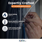 ZipTie.com 12-Inch Natural Releasable Pawl Zip Ties - 50-lb Tensile Strength Cord Management - UL Listed Reusable Cable Ties - UL 21 Listed, UV Resistant, Indoor & Outdoor Multi-Purpose (100-Pack)