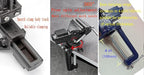 MYTEC Bench Vise or Table Vise, multifunctional jaw, multi-functional Combined Vise with Quick Adjustment, Universal Rotate 360° Work Clamp-On Vise, 3.3" blue
