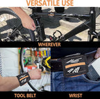 Magnetic Wristband for Tools, Screws, Nails and Drill Bits, Magnetic Wrist Band Made from 15 Strong Magnets, Wrist Magnetic Screw Holder, Tool Gifts for Men, Dad, Husband, Grandpa, Handyman
