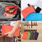 KERNOWO 5 Pcs Premium Tool Pouch Zipper Bag, Small Utility Bags, 12.5 X 7 X 2 Inch Bank Deposit Bag With Dependable Smooth Nylon Zippers