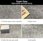 Leather Repair Patch Self-Adhesive Leather Patches for Furniture Couch Sofa Car Seats, PU Vinyl Leather Repair Tape Kit to Fix Office Chairs, Cabinets, Handbags (17 * 79 inch, Light Gray)