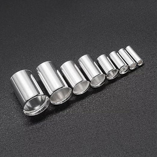 200Pcs Wire Ferrules Kit AWG4 Tinned Copper Crimp Connector Non Insulated Electrical Cable Pin Cord End Terminal Assortment Kit for Electric Connectors (EN25-16
