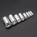 200Pcs Wire Ferrules Kit AWG6 Tinned Copper Crimp Connector Non Insulated Electrical Cable Pin Cord End Terminal Assortment Kit for Electric Connectors (EN16-12