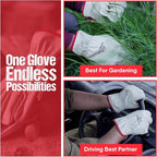 12 Pairs Leather Work Gloves, Durable Hand Protection for All Environments, Perfect for Industrial & Residential Use