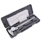 Clockwise Tools DDLR-0805 Pro Dial Caliper 0-8 Inch Double Shock Proof Stainless Steel Body SAE Measuring Tool