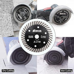 SHDIATOOL Tile Diamond Saw Blade,5Pcs 3In/75mm x Arbor 3/8In/10mm for Ceramic,Hard Porcelain,Glazed Tiles Dry Cutting disc