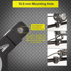 Tube Clamp Univesal 360 Degree Mount Horizontal Bar Clamp 1.625 inch,1.75 inch,1.875 inch,2.0 inch,Roll Bar Clamp for LED Light Bar,Cube Lights,ATVs Whips (4Pack)
