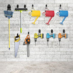 Heavy Duty Garage Hooks 10 Pack, 5.1 inch Medium U Shaped Hanger, Wall Mounted Storage System, Power and Garden Tool Organizer, for Hanging Ladders, Hose, Bulk Items and More