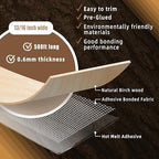 GSCIT Club Birch Edge Banding, 13/16 inch x 500ft roll of Veneer Edge Banding -Pre-glued Flexible, Real Wood Tape Banding for Cabinet Repair Furniture Restoration