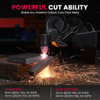 Plasma Cutter, [Pilot Arc][Large LED Display][Air Sensor] 50A bestarc Plasma Cutter Machine 110/220V Dual Voltage, 1/2 Inch Clean Cut 4/5 Inch Max Cut, Post Flow Mesh, 2T/4T for Beginners DIY