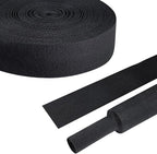 50% Woven Wire Loom Heat Shrink Braided Sleeving Shrinkable Fabric Cable Sleeve Braid Hose Covering Protection for Automotive Wire/Harness/Sheath(1-1/8"-42ft)
