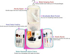 Hanging Toiletry Bag Extra Large Capacity | Premium Travel Organizer Bags For Men And Women | Durable Waterproof Nylon Bathroom, Shower, Makeup Bag For Toiletries, Cosmetics, Brushes