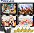 2000 Pcs Paper Wristbands for Events Waterproof Neon Gold Wrist Bands Adhesive Concert Identification Wristbands Hand Bands for Events(Gold)